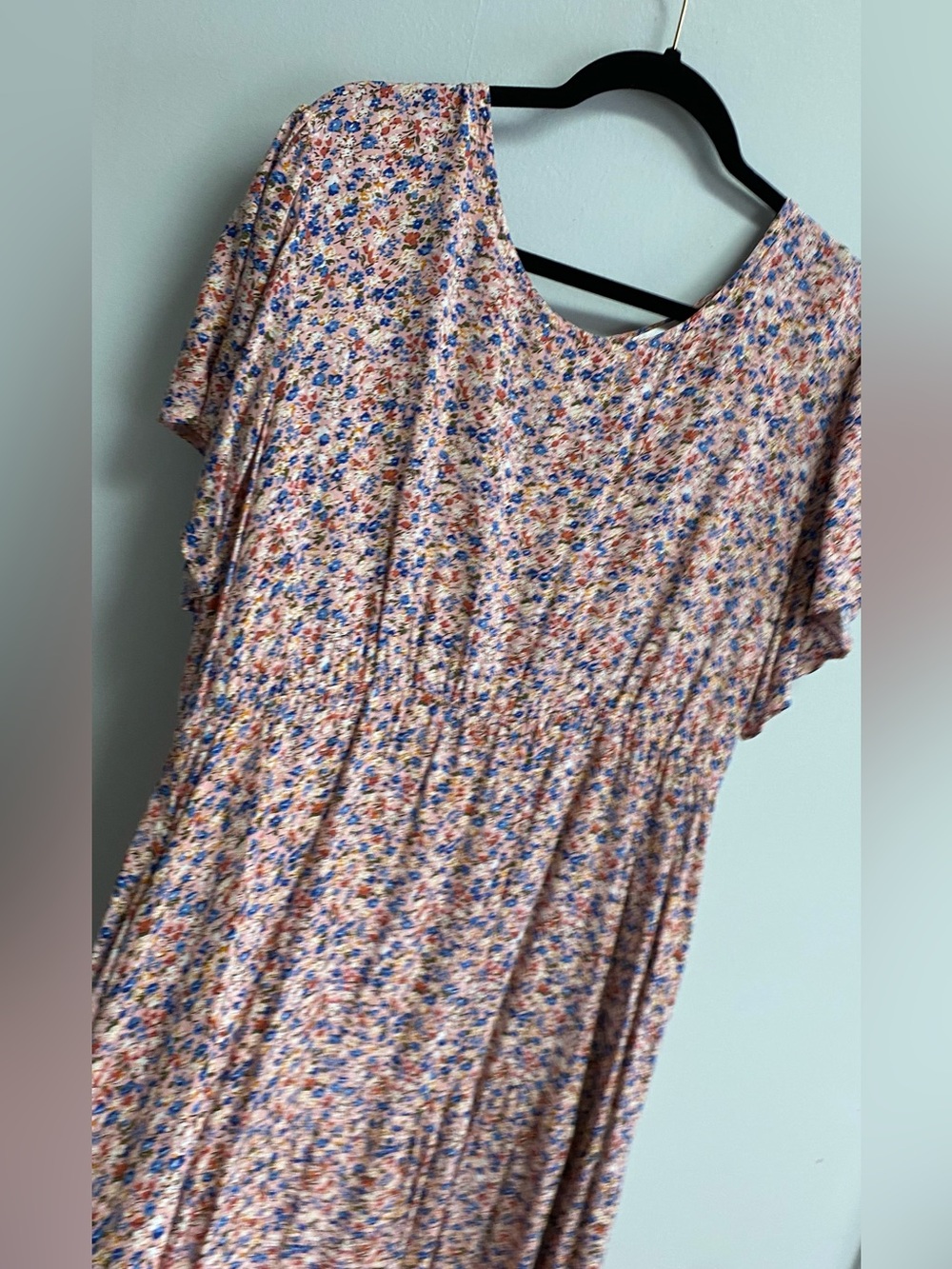 AMAZON (NEMIDOR) SUPER COMFY FLORAL PRINTED MAXI DRESS - SIZE 18 - Picture 6 of 12